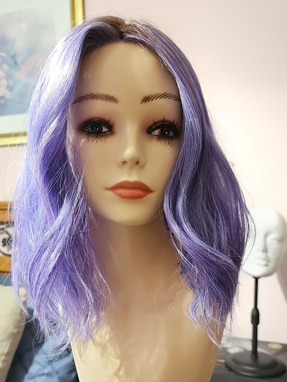 Styles By Soma Purple Synthetic  Mystery Synthetic Wig